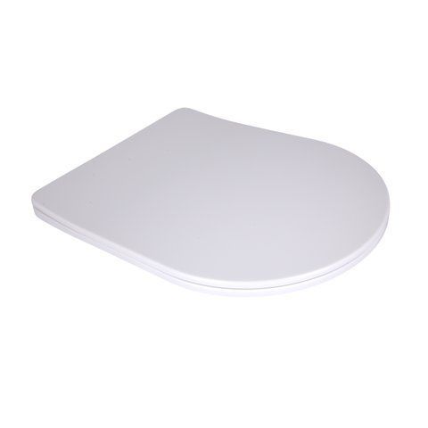 Сидіння для унітаза підлогового (Grand) 560&times;363&times;30 мм, White, з мікроліфтом, Slim Duroplast, Quick Release QT26228301W3 Qtap SD00053639 фото
