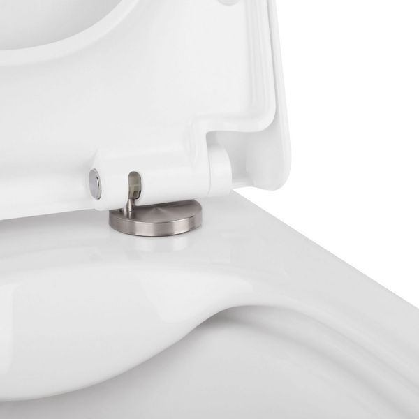 Готове рішення Qtap для ванної кімнати: підвісний унітаз Tern Rimless 490x340x350 + комплект інсталяції Nest 4 в 1 (лінійна клавіша White) SD00043020 фото