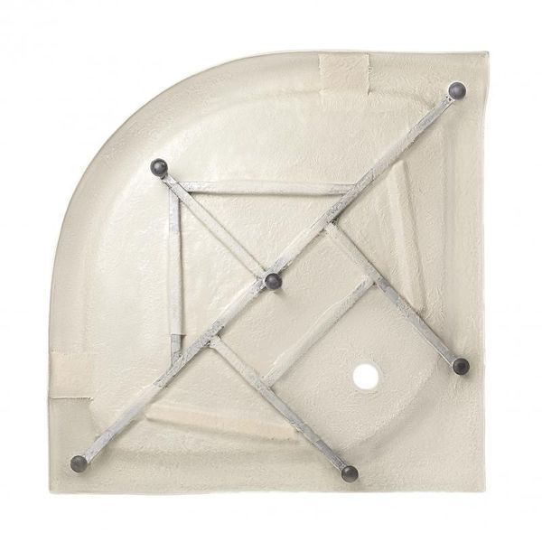 Душова кабіна Lidz Latwa SC90x90.SAT.LOW.GR, скло тон. 4 мм + Lidz Душовий піддон KAPIELKA ST90x90x14 SD00051436 фото