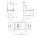 Унітаз підлоговий Qtap Virgo Ultra Quiet безобідковий з сидінням Soft-close WHITE QT18226092AW SD00052581 фото 2