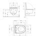 Унітаз підвісний Qtap Jay безобідковий з сідінням Soft-close QT07335176W SD00036224 фото 2