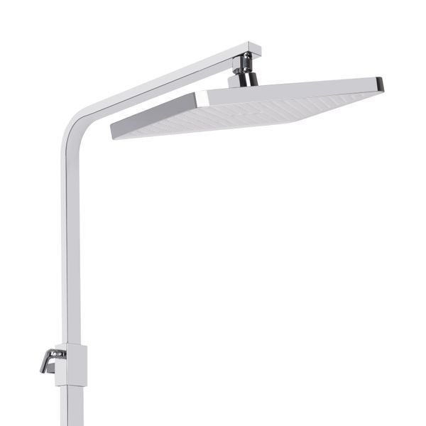 Душова система універсальна Qtap Swan Cascada на три споживача (з виливом) QTSWA111CRW45570 Chrome/White SD00051694 фото