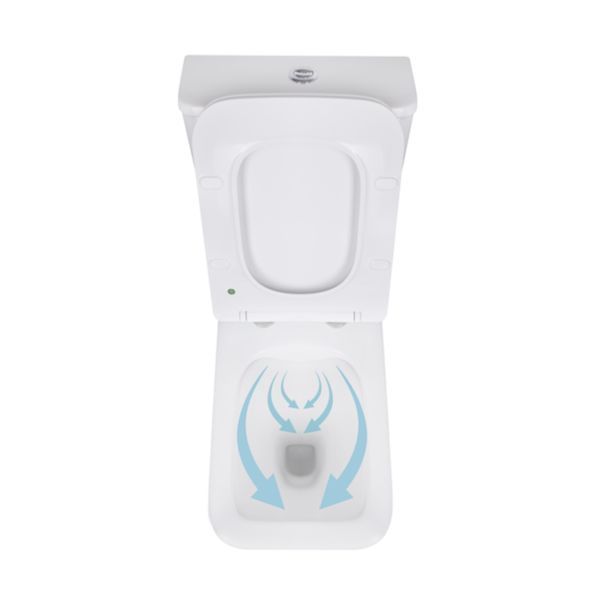 Унітаз-компакт Qtap Kalao безобідковий з сідінням Soft-close QT08221213AW SD00046562 фото