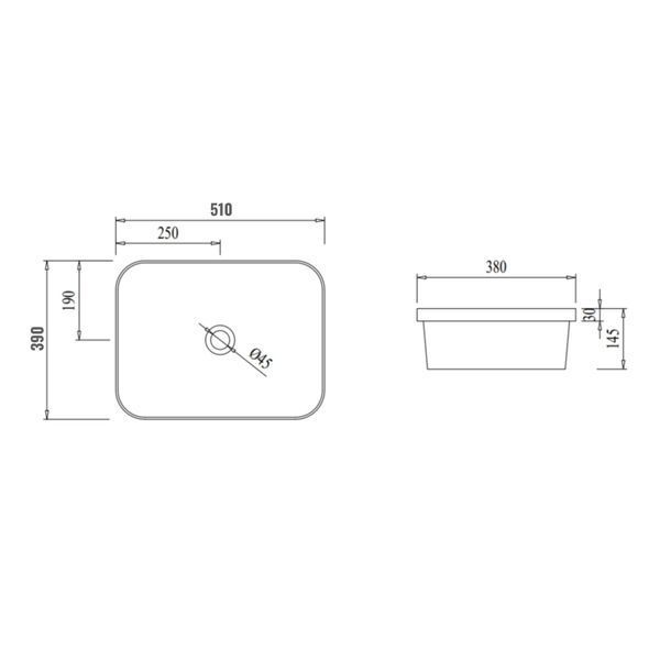 Раковина Qtap Scorpio 510х390х145 White QT1411K490WN SD00053085 фото