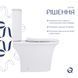 Унітаз-компакт Qtap Kalao безобідковий з сідінням Soft-close QT08221213AW SD00046562 фото 4