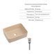 Комплект Qtap Tern Beige 3 в 1: підвісний унітаз Ultra Quiet + біде підвісне + раковина накладна QTTERSB49163 SD00055287 фото 5