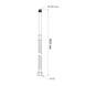 Шланг для підключення змішувача Thermo Alliance Standart (пара) 80 см NYLON M10x1/2"В довга ігла TAS386W80L SD00053002 фото 2