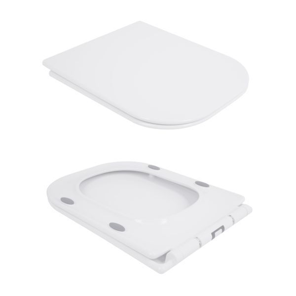 Унітаз-компакт Qtap Nando безобідковий з сидінням Soft-close QT12221222AW SD00046563 фото