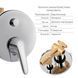 Комплект для душу Qtap Olsava Chrome: Змішувач QTOS6212107ODC + Лійки (QTRUC125CRM45952,QTHLA107CRM45948) + Шланг QTHADPVC200C + QTCRMBH030 SD00053669 фото 3