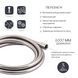 Шланг для ручного душу Qtap Hadice 2000 мм QTHADPVC200C Chrome SD00041925 фото 3