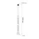 Шланг для підключення змішувача Thermo Alliance Standart (пара) 100 см NYLON M10x1/2"В довга ігла TAS386W100L SD00053004 фото 2