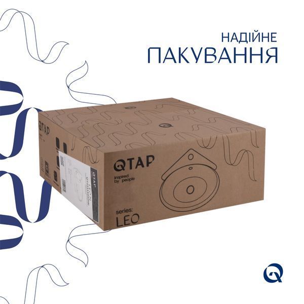 Раковина Qtap Leo 380x360x130 White QT11115010WN SD00052595 фото