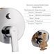 Комплект для душу Qtap Ustek Chrome: Змішувач QTUST6216107ODC + Лійки (QTRUC125CRM45952,QTHLA107CRM45948) + Шланг QTHADPVC200C + QTCRMBH030 SD00053670 фото 3