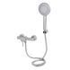Змішувач для душу Lidz Aria 010 (з душовим гарнітуром) (k35) LDARI010NKS43361 Nickel SD00049484 фото 3