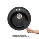 Кухонна мийка Lidz D510/200 BLM-14 (LIDZBLM14D510200) SD00043321 фото 3