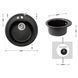 Кухонна мийка Lidz D510/200 BLM-14 (LIDZBLM14D510200) SD00043321 фото 2
