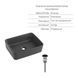Комплект Qtap Tern Anthracite 3 в 1: підвісний унітаз Ultra Quiet + біде підвісне + раковина накладна QTROBAN49157 SD00055285 фото 7
