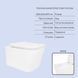 Готове рішення Qtap для ванної кімнати: підвісний унітаз Crow Ultra Quiet 520x360x290 + комплект інсталяції Nest 4 в 1 (кругла клавіша Satin) SD00054314 фото 3