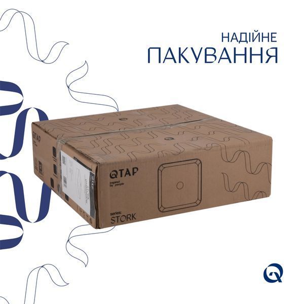 Раковина-чаша Qtap Stork 430x430x125 White QT15116137W SD00052893 фото