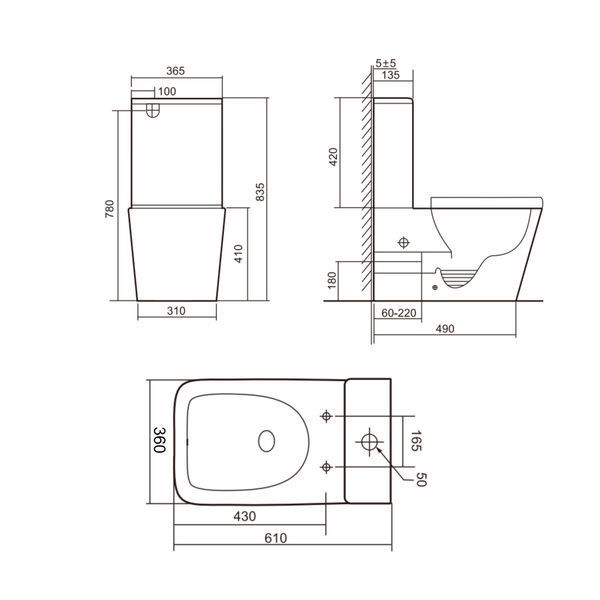 Унітаз підлоговий Qtap Tern Ultra Quiet безобідковий з сидінням Soft-Close QT17226003AW White SD00051948 фото