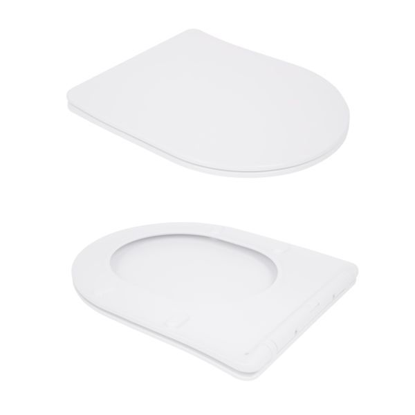 Унітаз підвісний Qtap Swan безободковий Ultra Quiet з сидінням Soft-close QT16335179W SD00050900 фото