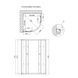 Душова кабіна Lidz Latwa SC90x90.SAT.MID.GR, скло тоноване 4 мм без піддона SD00047614 фото 2