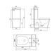 Унітаз підлоговий Qtap Tern Ultra Quiet безобідковий з сидінням Soft-Close QT17226003AW White SD00051948 фото 2