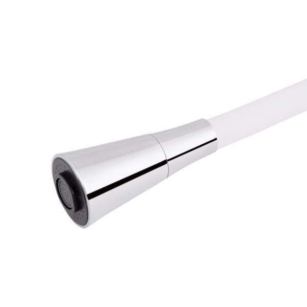 Змішувач для кухні Lidz Tani 007F3 з гнучким виливом (k40) LDTAN007F3WCR40423 Chrome/White SD00046530 фото