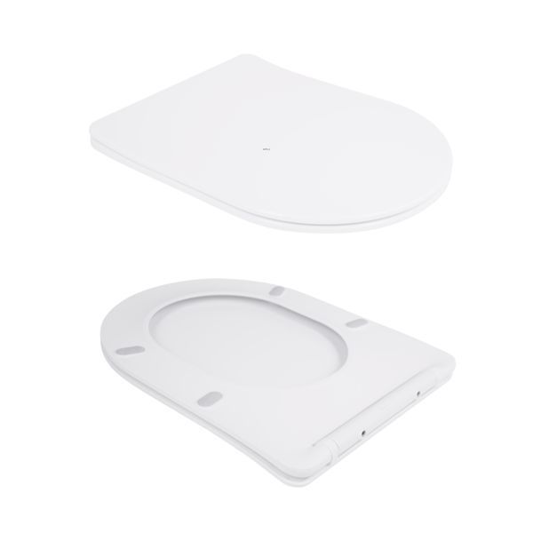 Унітаз підвісний Qtap Scorpio безободковий Ultra Quiet з сидінням Soft-close QT14332380AW SD00050898 фото