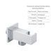 Комплект для душу Qtap Namesti Chrome: Змішувач QTNAM6225102NC + Лійки (QTRUC125CRM45954,QTHLA107CRM45784) + Шланг QTHADPVC200C + QTCRMBH130 SD00053672 фото 7