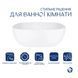 Комплект Qtap Kolibri: Раковина накладна 400x400x140 мм, White, квадратна + Донний клапан Pop-up PU02 SD00054590 фото 3