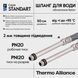 Шланг для підключення змішувача Thermo Alliance Standart (пара) 50 см NYLON M10x1/2"В довга ігла TAS386W50L SD00052998 фото 4