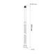 Шланг для підключення змішувача Thermo Alliance Standart (пара) 50 см NYLON M10x1/2"В довга ігла TAS386W50L SD00052998 фото 2