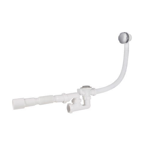 Сифон для ванни Lidz (WHI) 60 03 V002 01 з ревізією (вихід 50 мм) SD00042801 фото