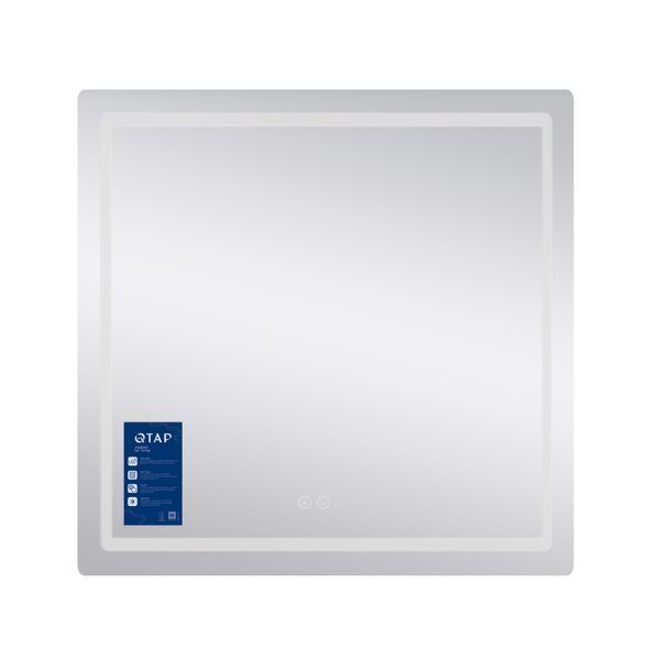 Дзеркало Qtap Mideya (MI2) 700х800 з LED-підсвічуванням Touch, з антизапотіванням, димером, рег. яскравості QT2078DCF7080 SD00054585 фото