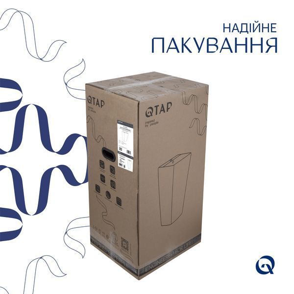 Раковина для підлоги моноблок Qtap Tern 440х380х830mm White QT1711G302WN SD00053088 фото