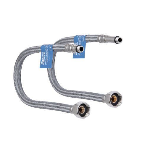 Шланг для підключення змішувача Thermo Alliance Standart (пара) 40 см NYLON M10x1/2"В TAS386W40 SD00052995 фото