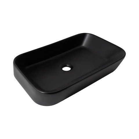 Раковина-чаша Qtap Scorpio 550х390х120 Matt black QT14112243MBN SD00052895 фото