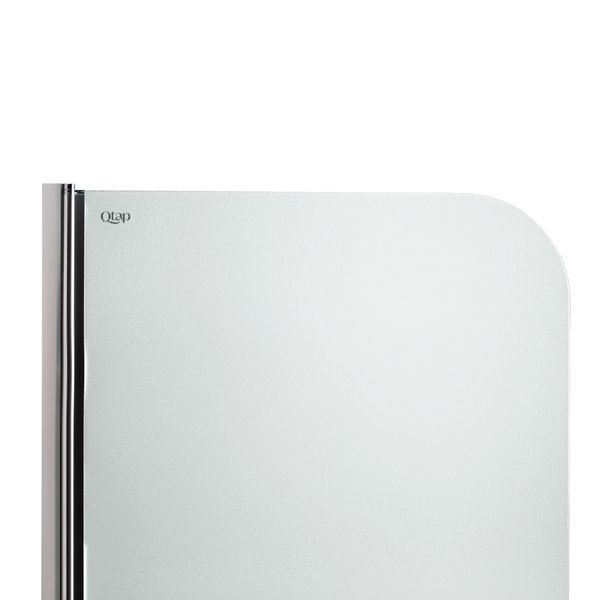 Штора на ванну Qtap Standard CRM407513APL скло Pear 6 мм, 75х140 см, ліва SD00039718 фото