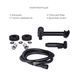 Комплект 2 в 1: підлоговий унітаз Qtap Scorpio Matt Black QT14226088AMB + набір гігієнічного душу Lidz Aria Black LDARI110BLA43394 SD00055247 фото 7