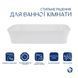 Комплект Qtap Virgo N: Раковина накладна 560x380x130 мм, White, прямокутна + Донний клапан Pop-up PU02 SD00054586 фото 3