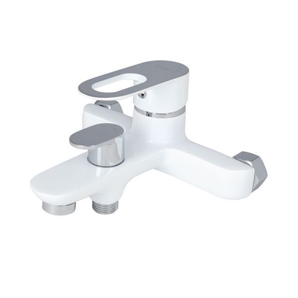 Змішувач для ванни Lidz Latwa 006 (з душовим гарнітуром) (k35) LDLAT006WHI45424 White SD00051548 фото
