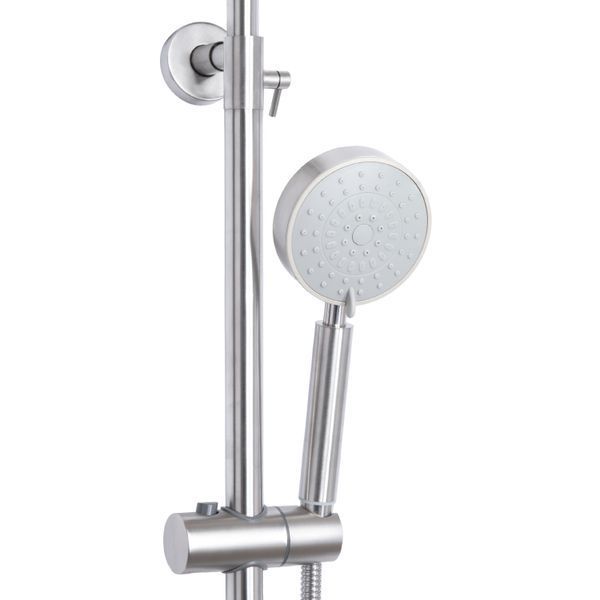Душова стійка універсальна Lidz Aria 1120 на два споживача LDARI1120NKS46112 Nickel SD00052236 фото