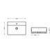 Раковина Qtap Nando LT 500х420х130 Matt black QT12116146AMB SD00052920 фото 2