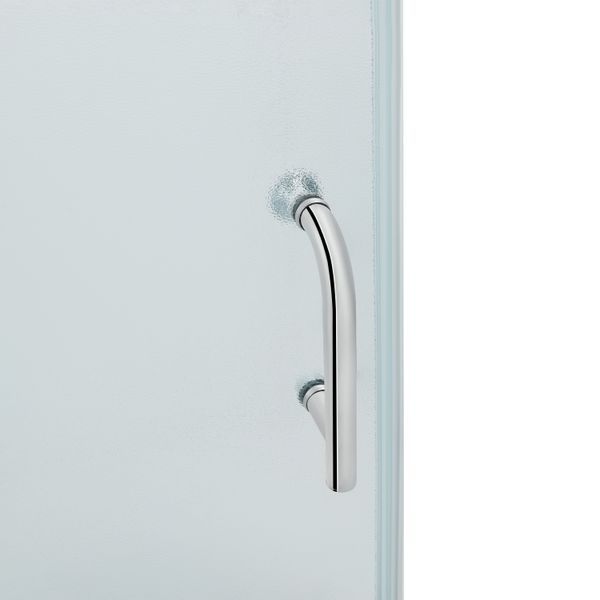 Душова кабіна Lidz Wawel SC100x80.SAT.LOW.FR, скло Frost 5 мм + Lidz Душовий піддон KAPIELKA ST100x80х14 SD00051439 фото