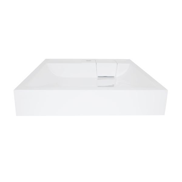 Раковина на пральну машину Qtap Arvin 595x595x115 мм, White QTARV2365WHI48575 SD00054699 фото