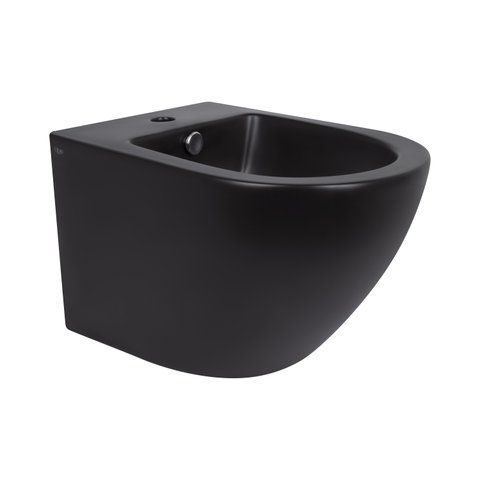 Біде підвісне Qtap Robin 495х370х325 Matt black QT1355046FMB SD00042545 фото