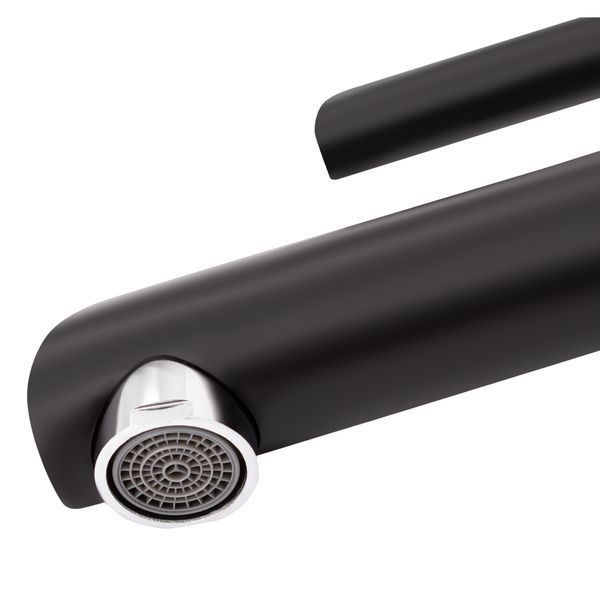 Змішувач для раковини Qtap Grand QTGRABCR001F Chrome/Black SD00039605 фото