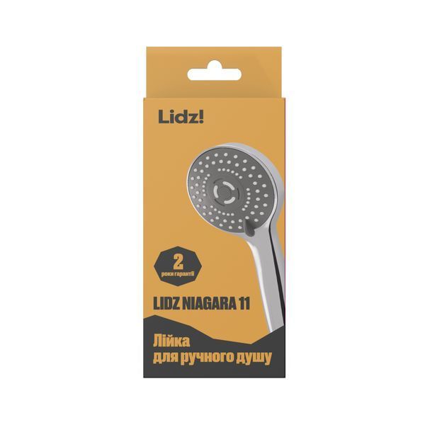 Лійка для ручного душу Лейки Lidz Niagara 11 98 мм округла LDNIA11CRM35464 Chrome SD00041568 фото