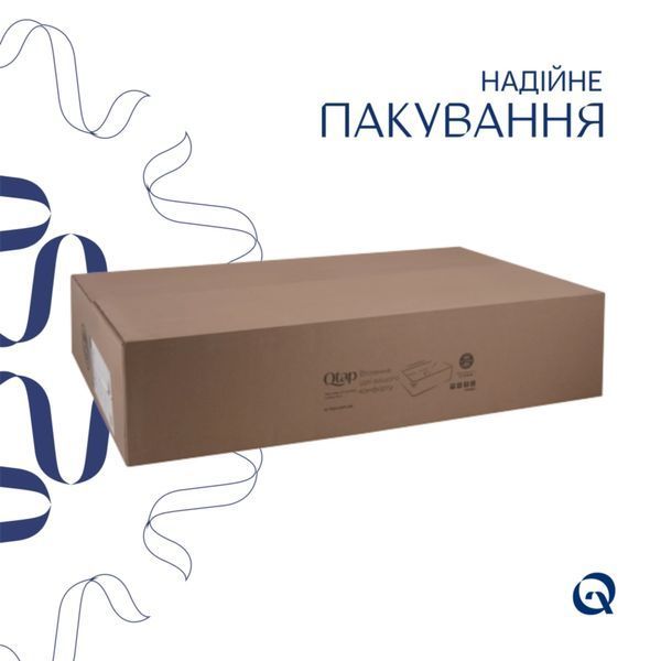 Комплект Qtap Kolibri: Раковина накладна 425x425x140 мм, White, квадратна + Донний клапан Pop-up PU02 SD00054592 фото